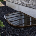 Brown Steel Window Well Cover - Wasatch Window Well Covers 