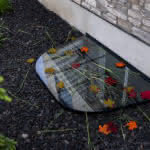 Steel Cover with polycarbonate topper and leaves